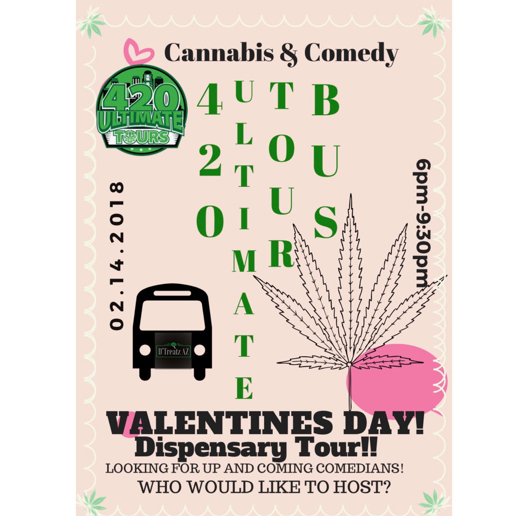 Cannabis & Comedy Valentines Day Dispensary Tour