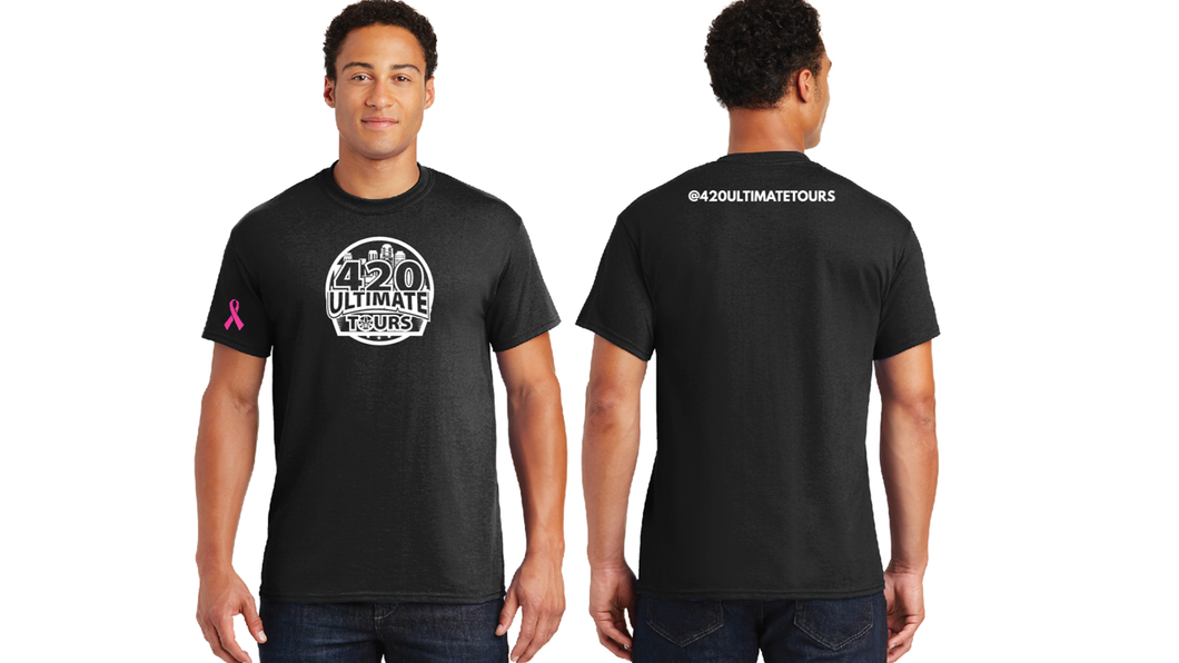 Cancer Awareness 420 Ultimate Tours Logo T-Shirt