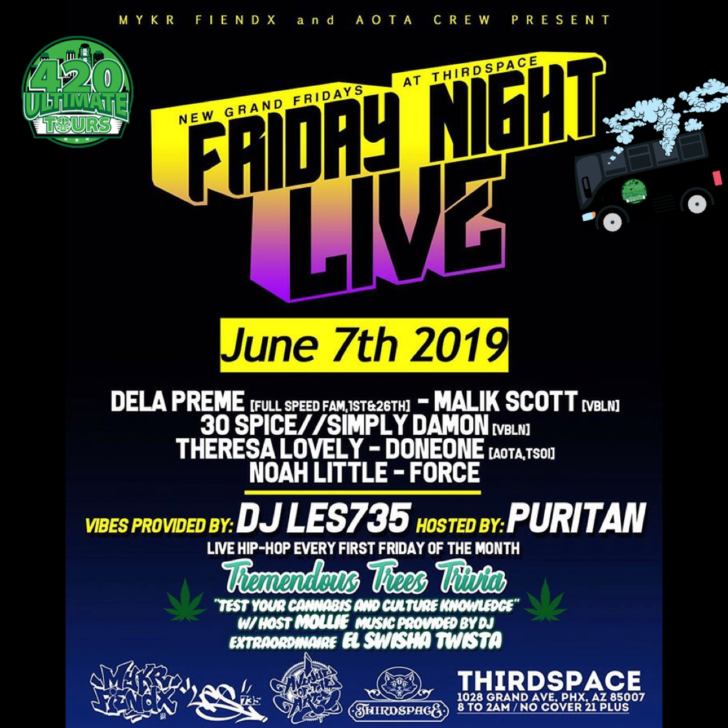 Access to 420 Bus for First Friday Downtown Phoenix ! Must be a VIP Member